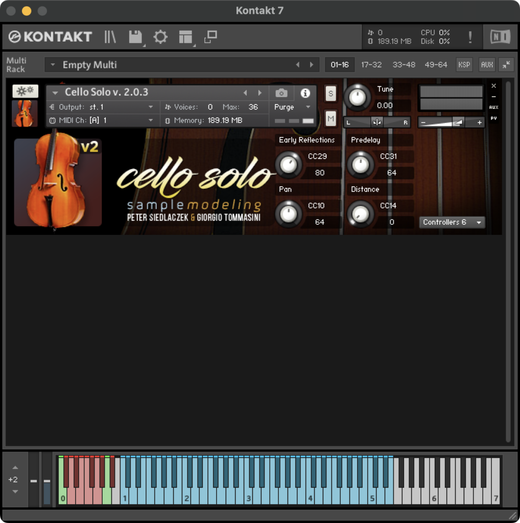 GUI - Solo Cello - Virtual Soundstage